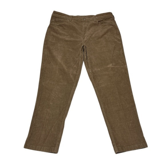 Duluth Trading Company Khaki Light Brown Corduroy Pants Size 38 x 30 Regular Fit - Picture 1 of 5